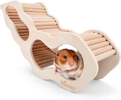 Hamster House Wooden Hut | Gerbil Mouse Tunnel