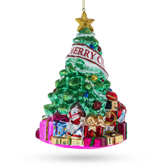 Christmas Tree Glass Ornament