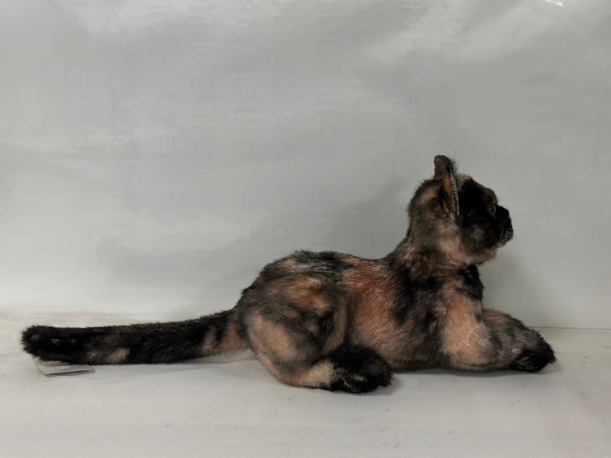 Plush Tortoiseshell Cat |Handmade Life-Size Companion