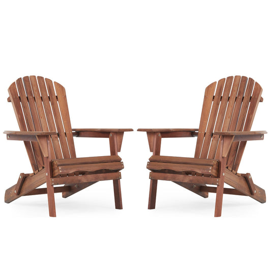 Adirondack Chair | Set of 2 Solid Cedar Wood