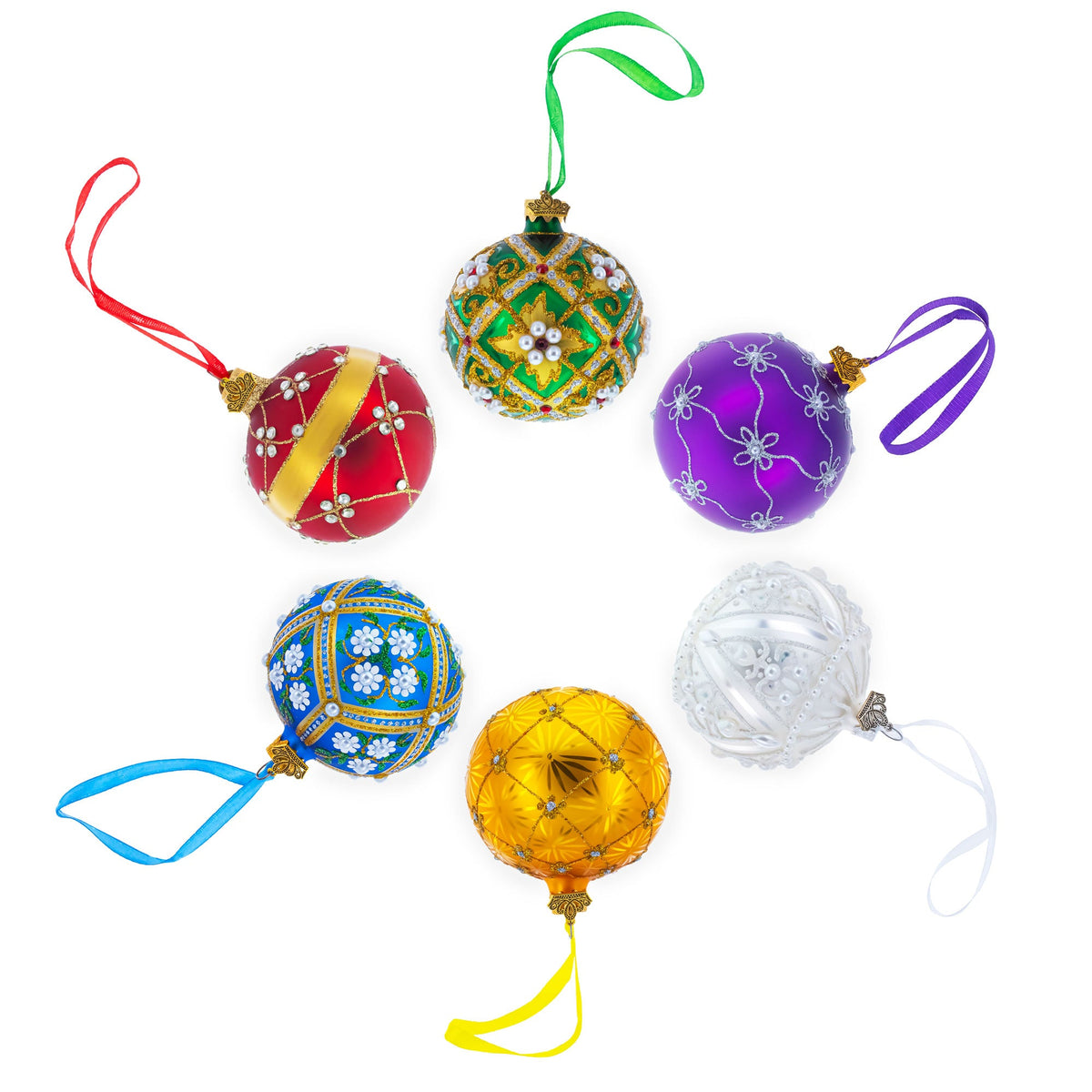 Poland Coat of Arms Glass Ornament