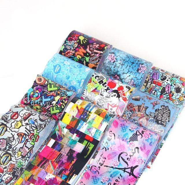 Nail Art Transfer Foil Sticker's