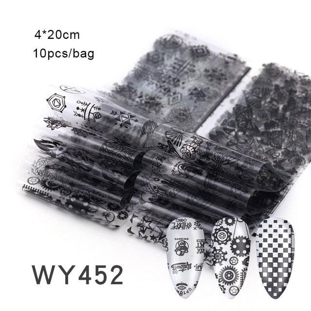 Nail Art Transfer Foil Sticker's
