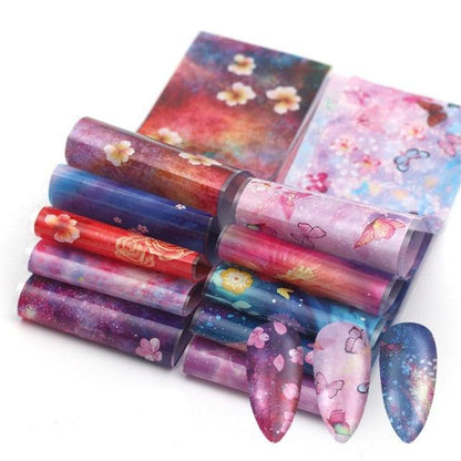 Nail Art Transfer Foil Sticker's