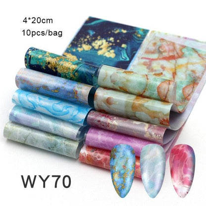 Nail Art Transfer Foil Sticker's