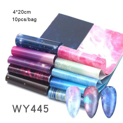 Nail Art Transfer Foil Sticker's