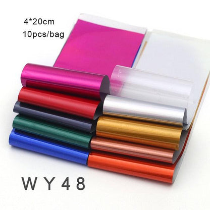 Nail Art Transfer Foil Sticker's