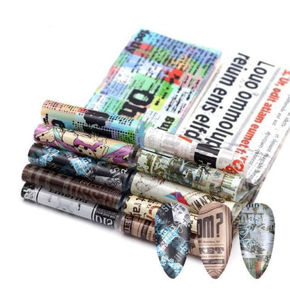 Nail Art Transfer Foil Sticker's