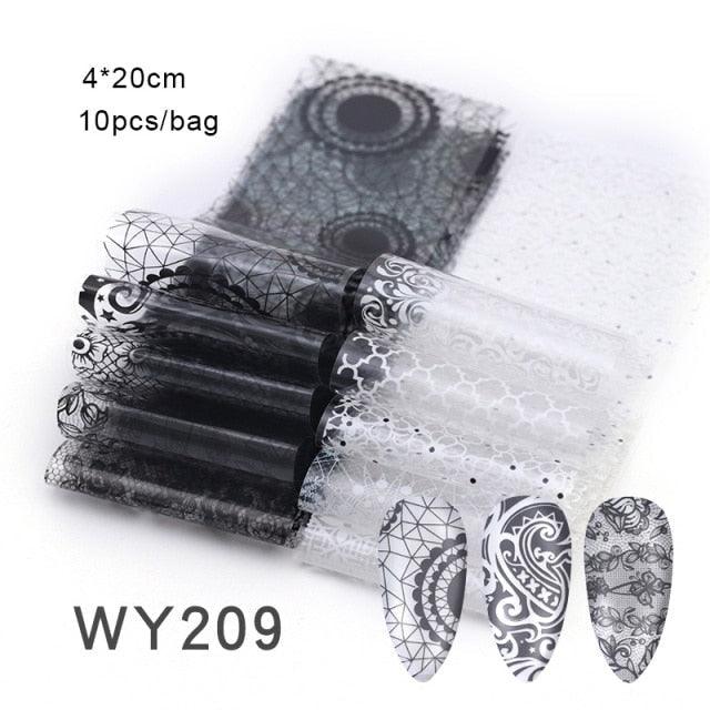 Nail Art Transfer Foil Sticker's
