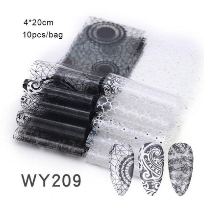 Nail Art Transfer Foil Sticker's