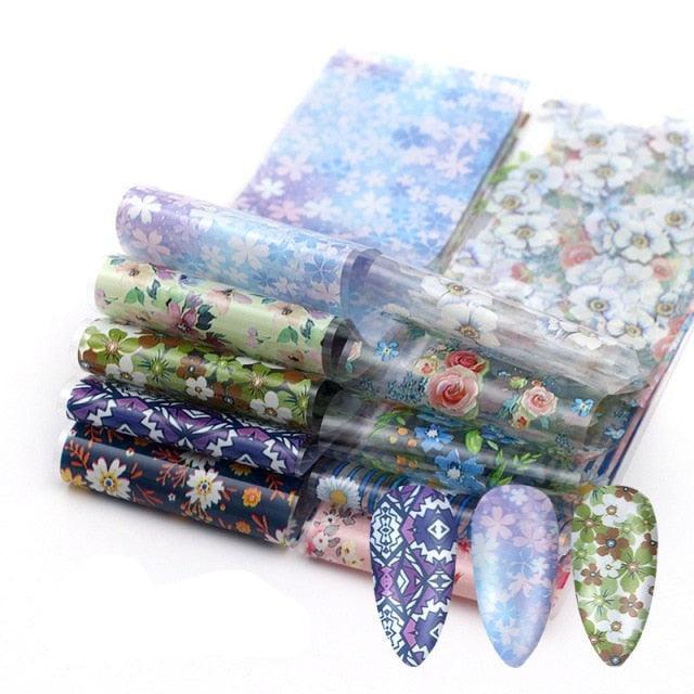 Nail Art Transfer Foil Sticker's