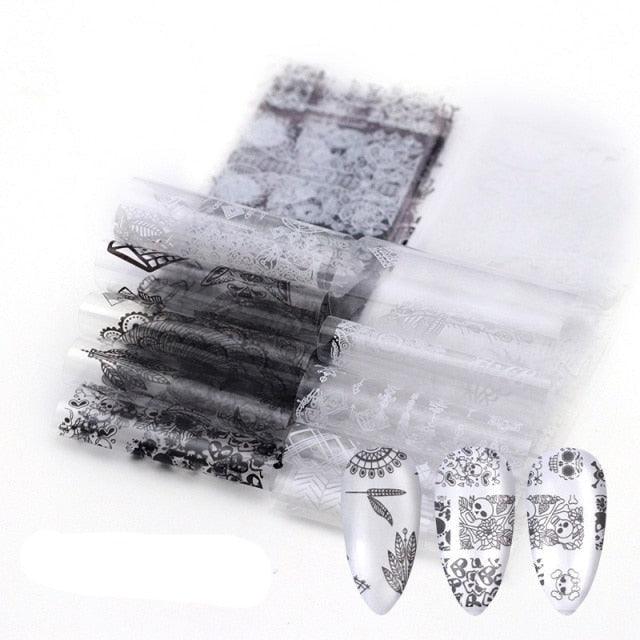 Nail Art Transfer Foil Sticker's