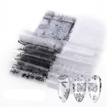 Nail Art Transfer Foil Sticker's