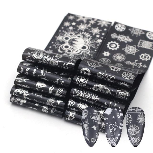 Nail Art Transfer Foil Sticker's