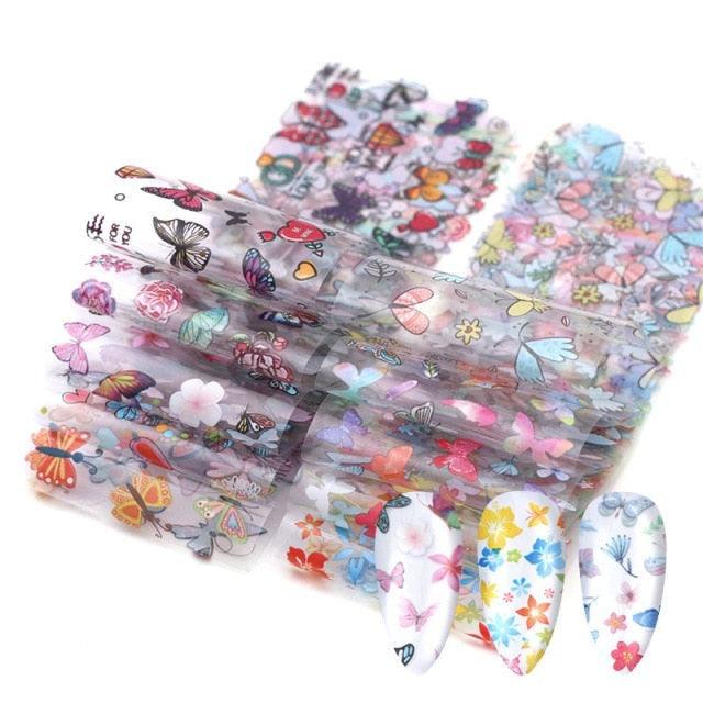 Nail Art Transfer Foil Sticker's