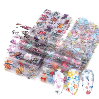 Nail Art Transfer Foil Sticker's