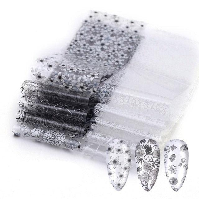 Nail Art Transfer Foil Sticker's