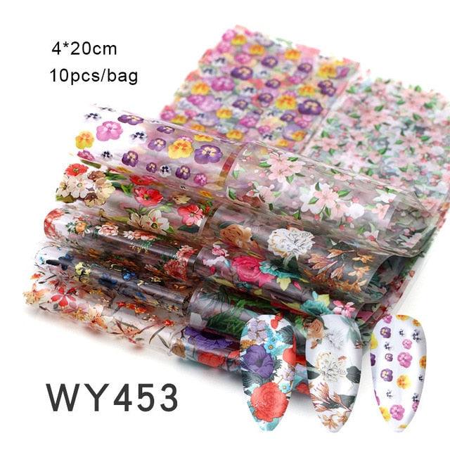 Nail Art Transfer Foil Sticker's