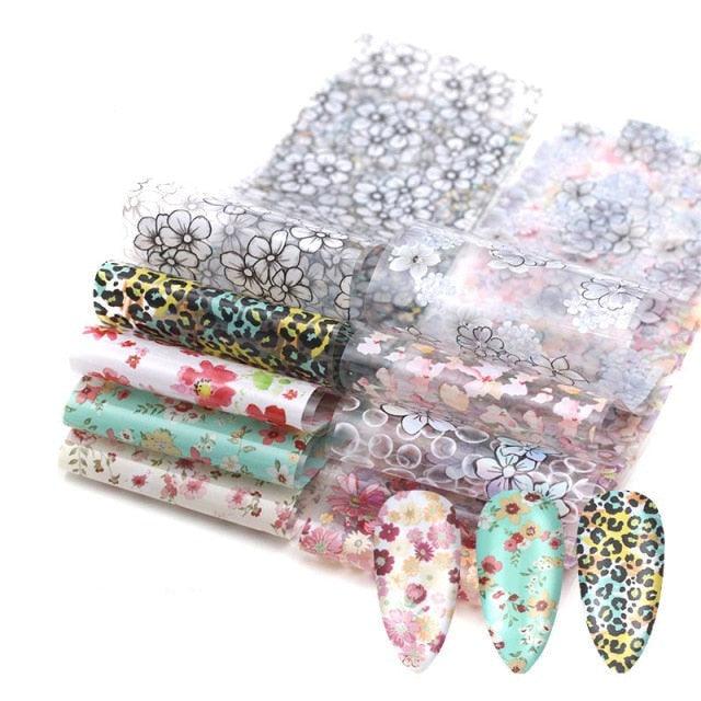 Nail Art Transfer Foil Sticker's