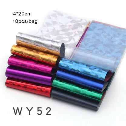 Nail Art Transfer Foil Sticker's