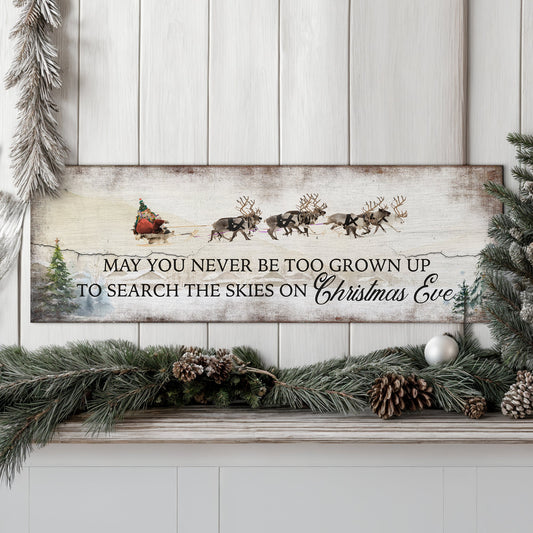 The Skies Christmas Sign