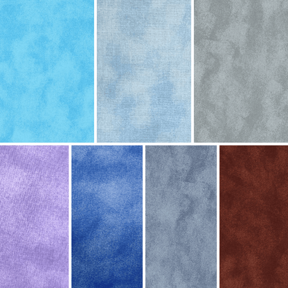 Color Waves Morning Mist 5"x5" Charm Pack - 42 Squares
