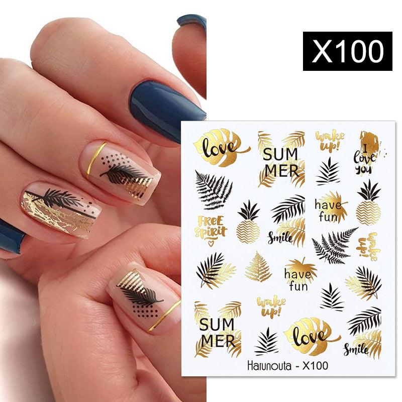 Assorted Decal Sticker's Manicuring Nail Art