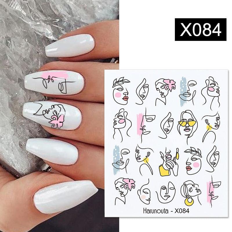 Assorted Decal Sticker's Manicuring Nail Art