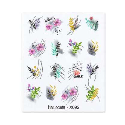Assorted Decal Sticker's Manicuring Nail Art