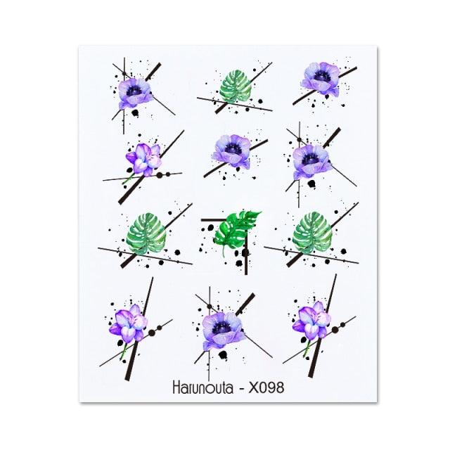 Assorted Decal Sticker's Manicuring Nail Art