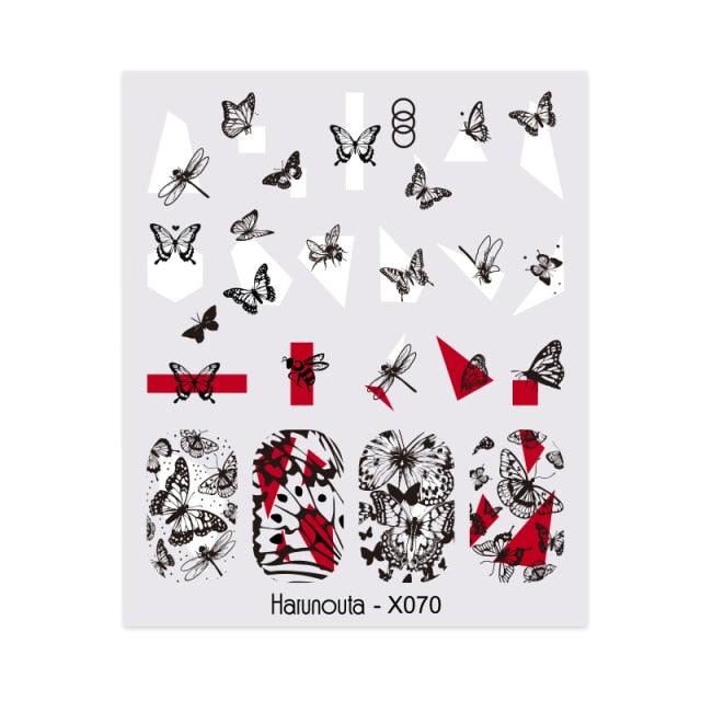 Assorted Decal Sticker's Manicuring Nail Art