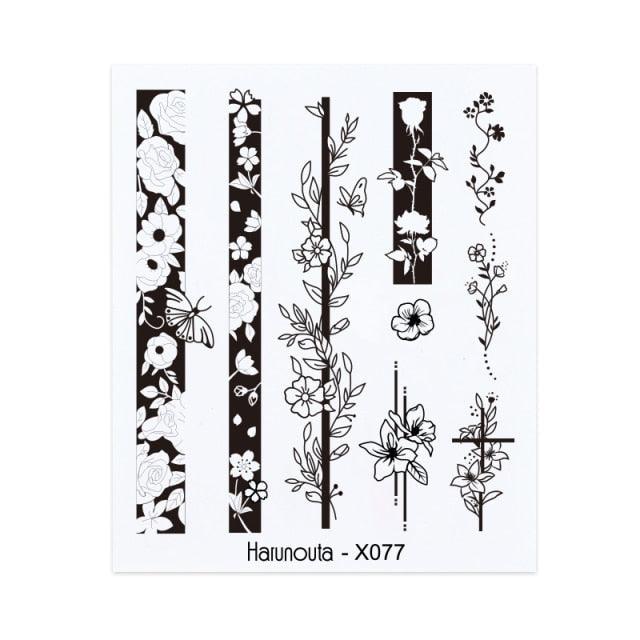 Assorted Decal Sticker's Manicuring Nail Art