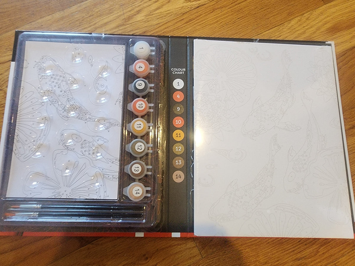 PAINTING BY NUMBERS: KOI FISH Set