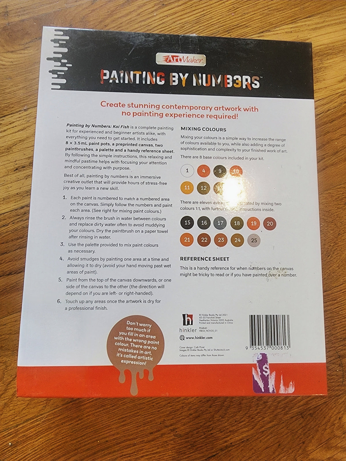 PAINTING BY NUMBERS: KOI FISH Set
