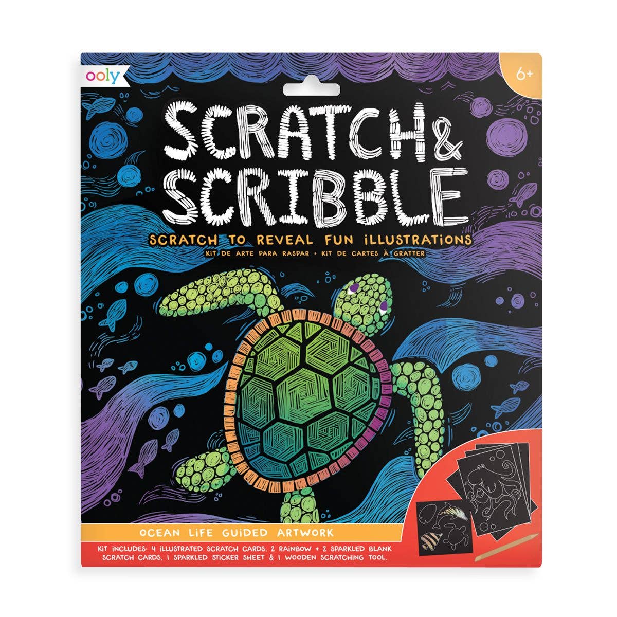 Scratch & Scribble | Ocean Life