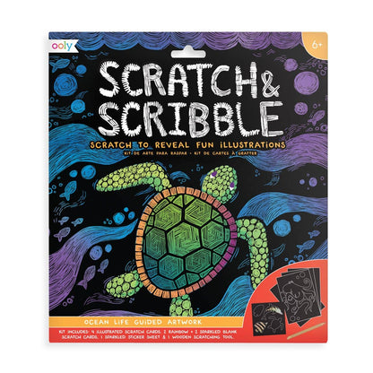 Scratch & Scribble | Ocean Life